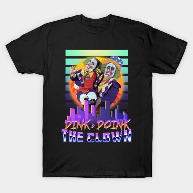 Dink Doink Retrowave T-Shirt by RetroVania